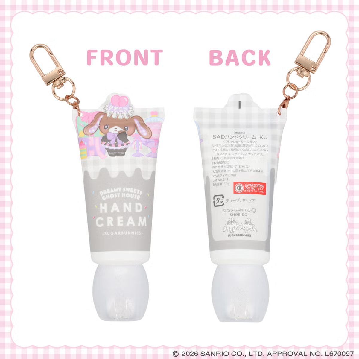 Sugarbunnies Kurousa "Dreamy Sweets Ghost House" Hand Cream
