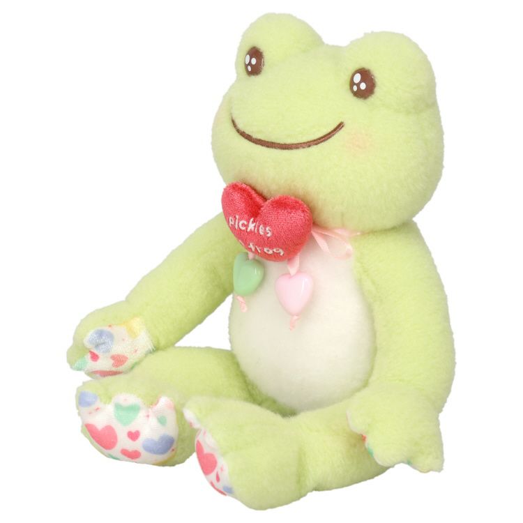 Pickles the Frog Smile Heart Bean Plush [Green]