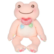 Pickles the Frog Smile Heart Bean Plush [Pink]