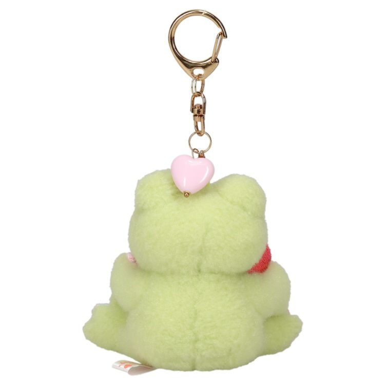 Pickles the Frog Smile Heart Bean Plush Mascot [Green]