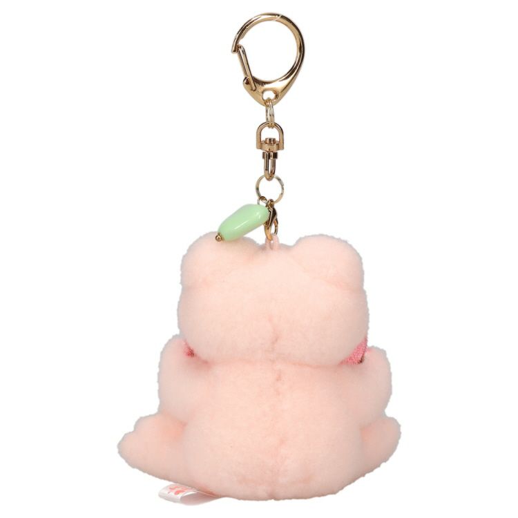 Pickles the Frog Smile Heart Bean Plush Mascot [Pink]