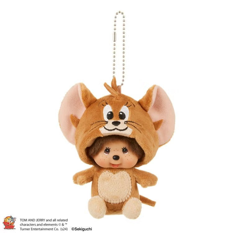 Tom and Jerry x Monchhichi Plush Mascot - Jerry