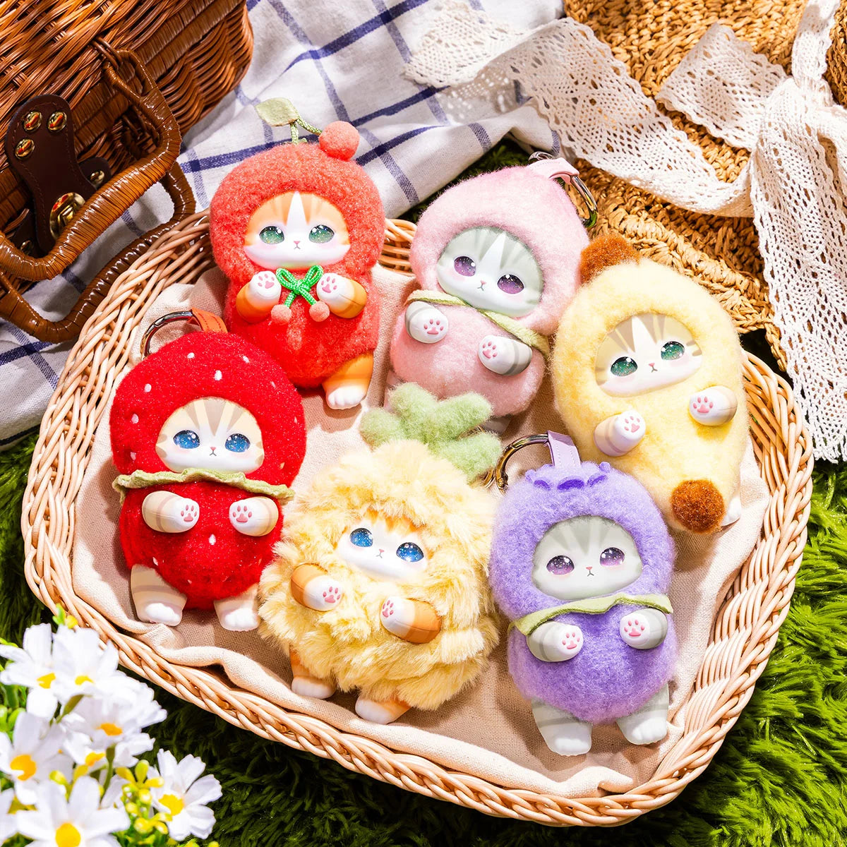 Mofusand Kiramekko Fruity Kitten Mascot Blind Box