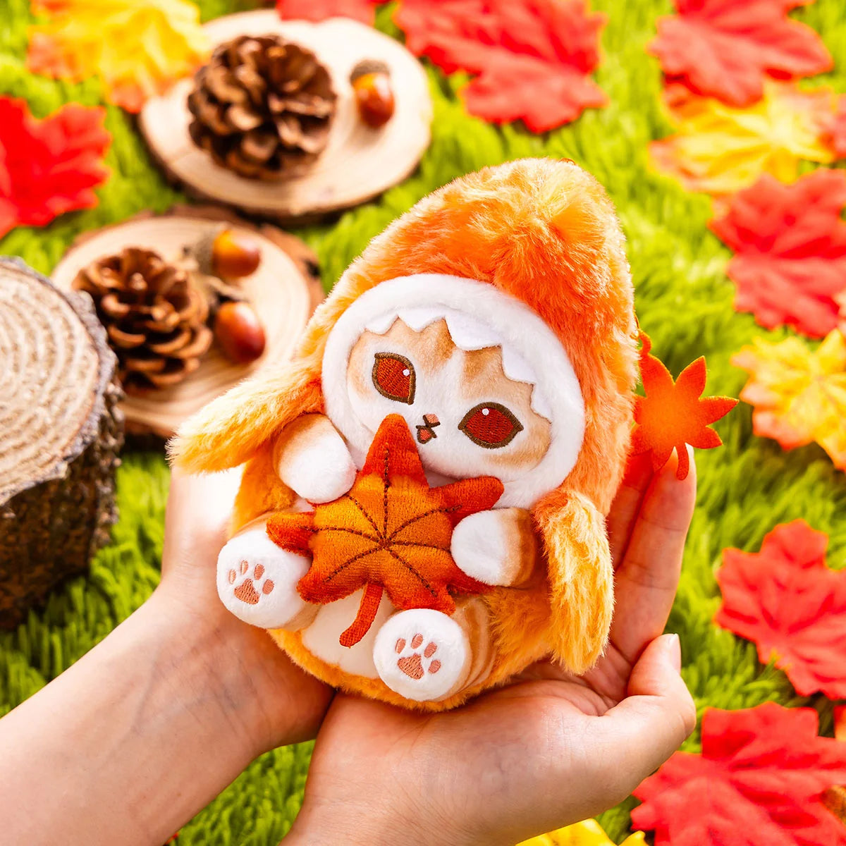 Mofusand "Autumn Leaf" Shark Plush Mascot