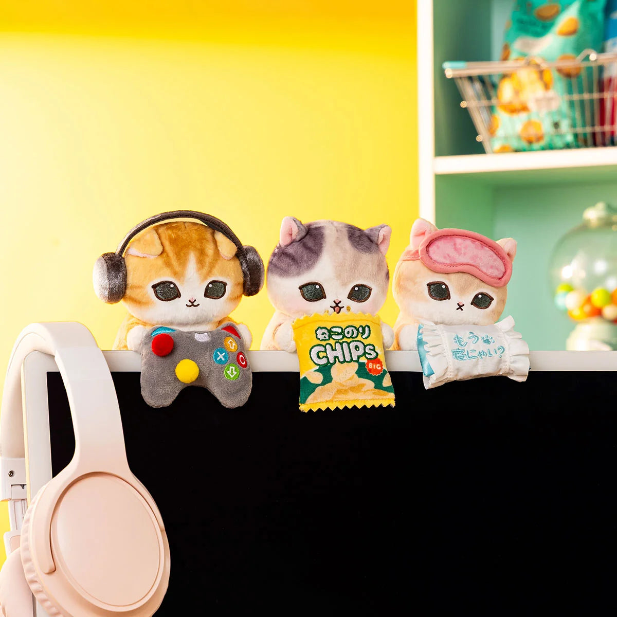 Mofusand "Cats Watching Over You" Desktop Hanging Plush A
