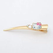Hello Kitty Gold Plated Hair Clips