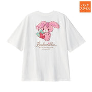 Bonbonbonribbon Short-sleeved T-Shirt [White] L