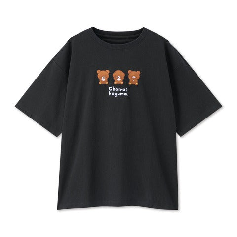 Chairoikoguma Embroidery T-shirt