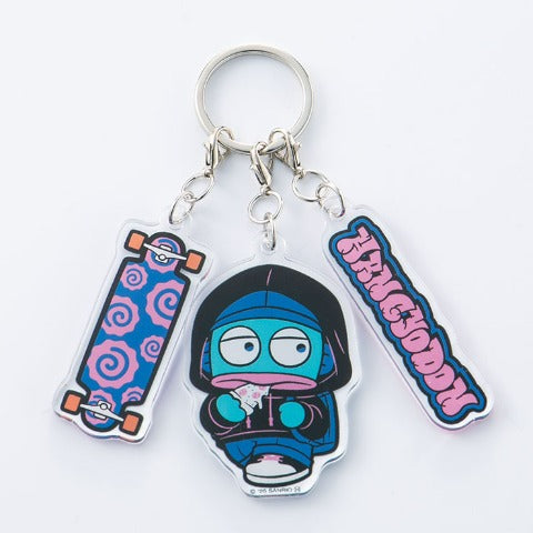 Hangyodon Edgy 3-strand Acrylic Charm