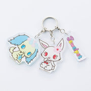 Jewelpet 3-strand Acrylic Charm