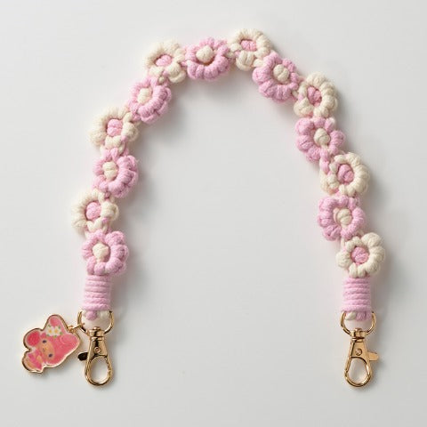 Tan My Melody Flower Bag Charm
