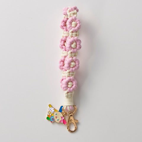 Usahana Flower Bag Charm [Pink]