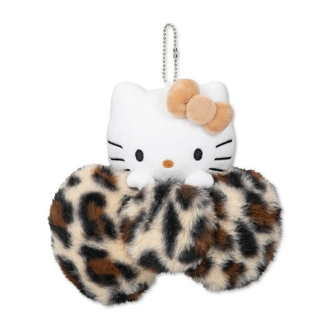 Hello Kitty Leopard Ribbon Plush Mascot