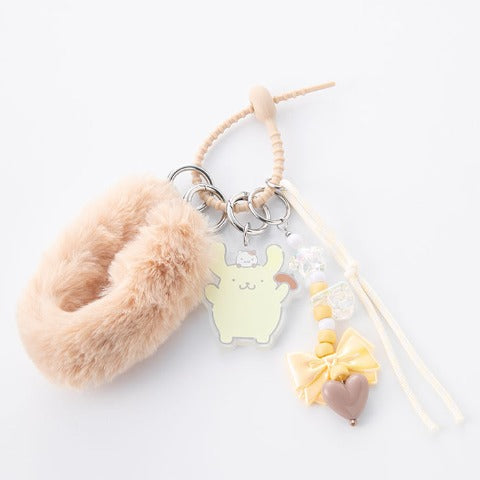 PomPomPurin Triple Fur Charm