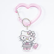 Hello Kitty School Girl Heart Carabiner