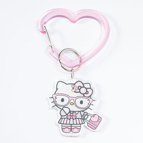 Hello Kitty School Girl Heart Carabiner
