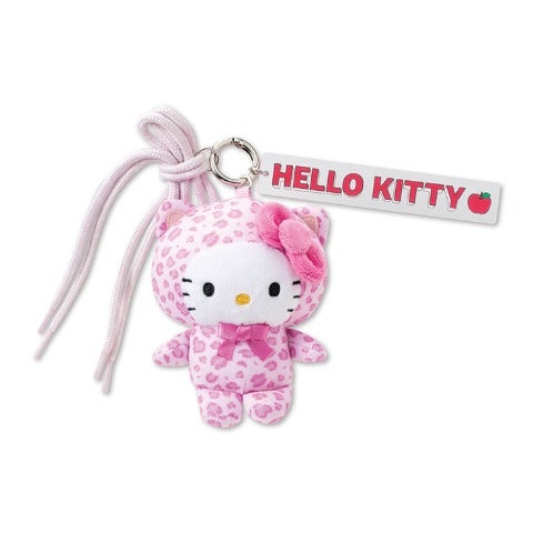 Hello Kitty Pink Leopard Plush Mascot