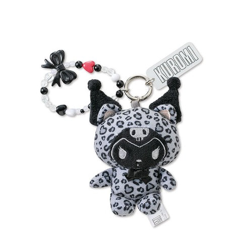 Kuromi Black Leopard Plush Mascot