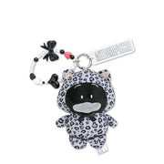 Pekkle Black Leopard Plush Mascot