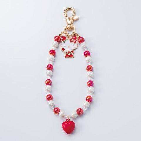 Strawberry Man Beaded Bag Charm