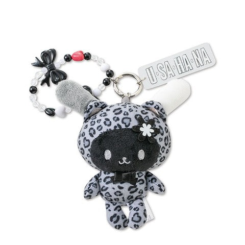 Usahana Black Leopard Plush Mascot