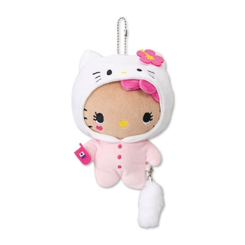 Tan Hello Kitty Hoodie Mascot Plush