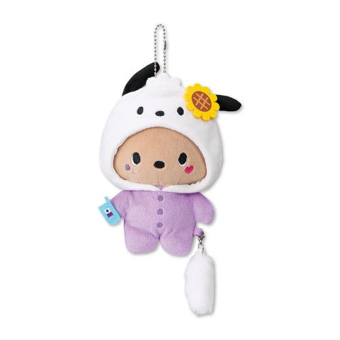 Tan Pochacco Hoodie Mascot Plush