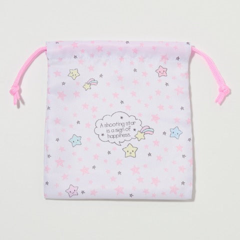 Little Twin Star Drawstring Bag C