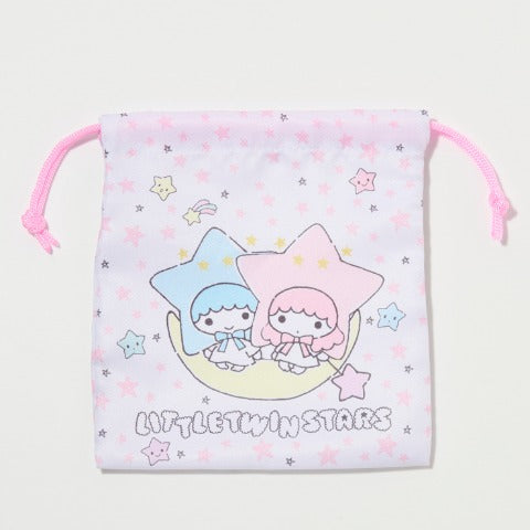 Little Twin Star Drawstring Bag C
