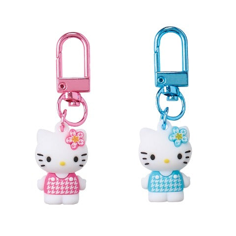 Hello Kitty Keychain Set [Pink/Blue Kaohana]