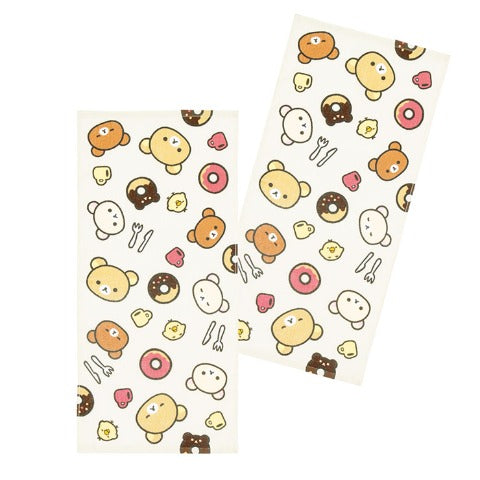 Rilakkuma Donut Face Towel