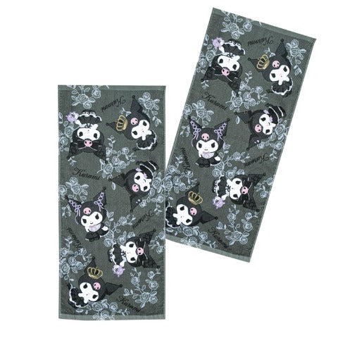 Kuromi Goth Face Towels Set