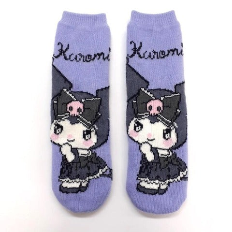 Kuromi Fleece-lined Socks