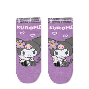 Kuromi "Heisei Fluffy Heart" Socks