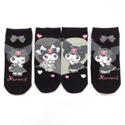 Kuromi Ribbon Socks Set 3