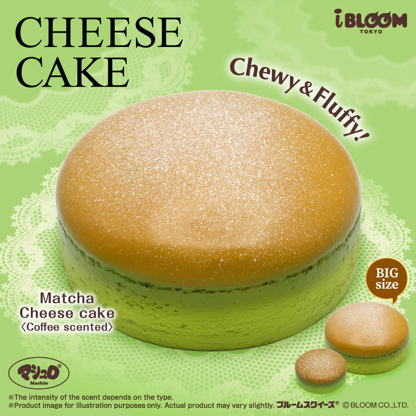 iBloom Jumbo Matcha Cheesecake Squishy