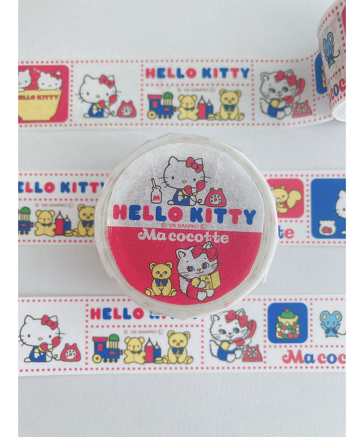 Hello Kitty Ma Cocotte Masking Tape [White]