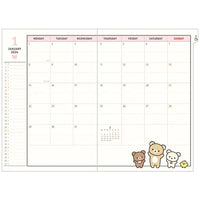 Rilakkuma Bike 2024 A5 Index Planner
