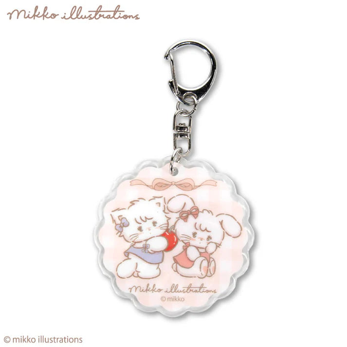 Mikko Illustrations Acrylic Keychain Charm - Moose & Cammy