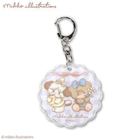 Mikko Illustrations Acrylic Keychain Charm - Soufflé & Latte