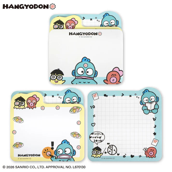 Hangyodon Thank You Mart Die-Cut Memo