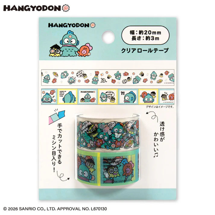 Hangyodon Thank You Mart Clear Roll Tape 2P