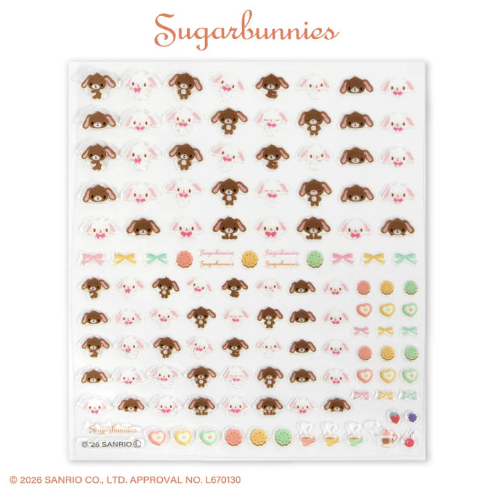 Sugarbunnies Thank You Mart Nail Art Stickers