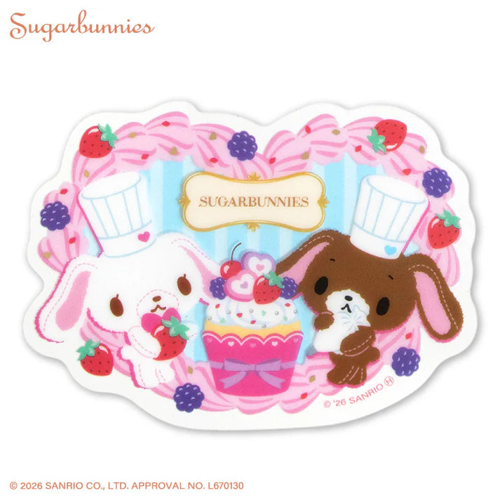 Sugarbunnies Thank You Mart Clear Sticker A