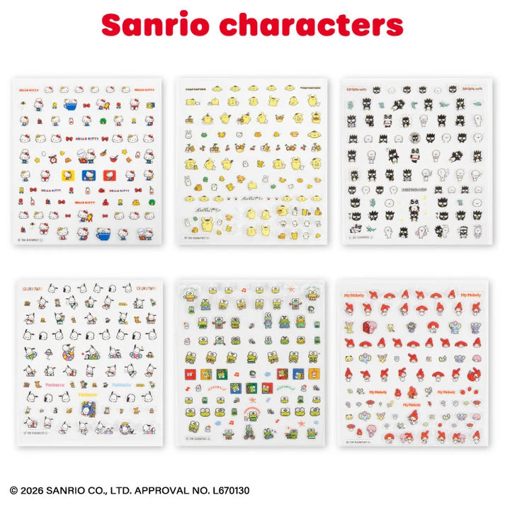 Badtz Maru Retro Design Nail Parts Stickers