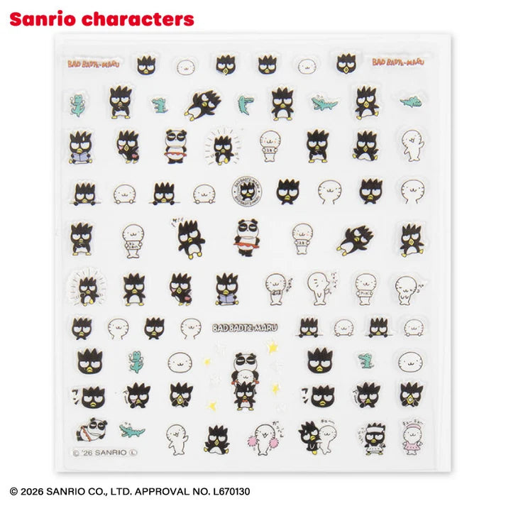 Badtz Maru Retro Design Nail Parts Stickers