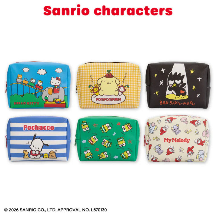 Keroppi Retro Design Box Shaped Pouch