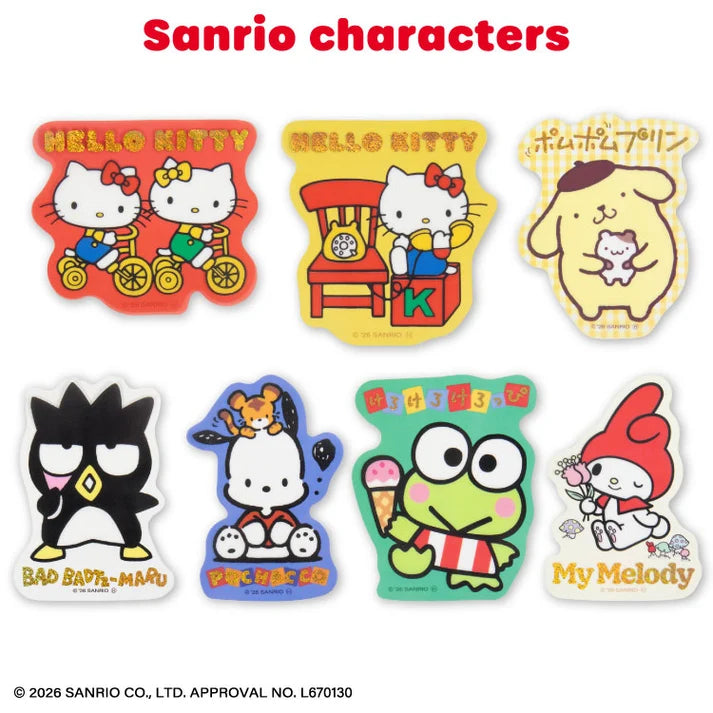 Badtz Maru Retro Design Clear Sticker