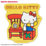 Hello Kitty Retro Clear Sticker - Telephone