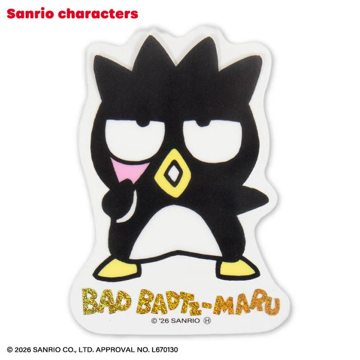Badtz Maru Retro Design Clear Sticker